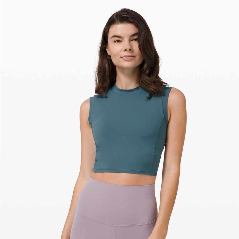 Lululemon Sweat Intention Tank in Desert Teal